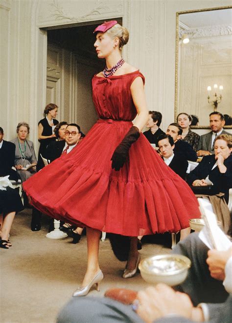 dior dresses 1950s